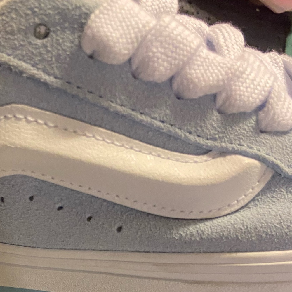 New Vans Knu stack vintage satin dream blue women’s size 9, men’s size 7.5 - Picture 5 of 11